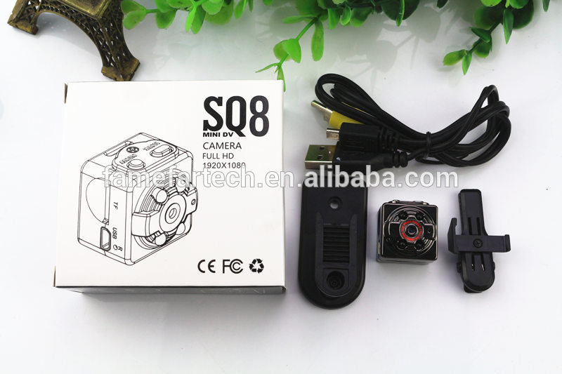 mini thermal camera sq8, hidden camera long time recording professional video camera