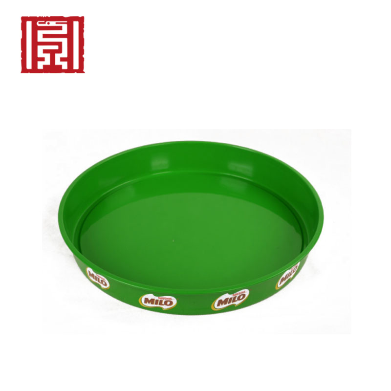 Wholesale anti slip round modern nuts/food/drink serving tray