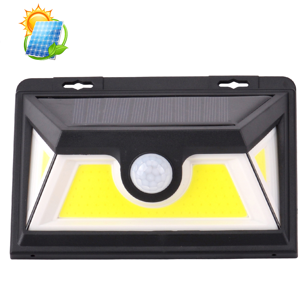 10 W cob solar wall light IP 65 waterproof solar security light with motion sensor