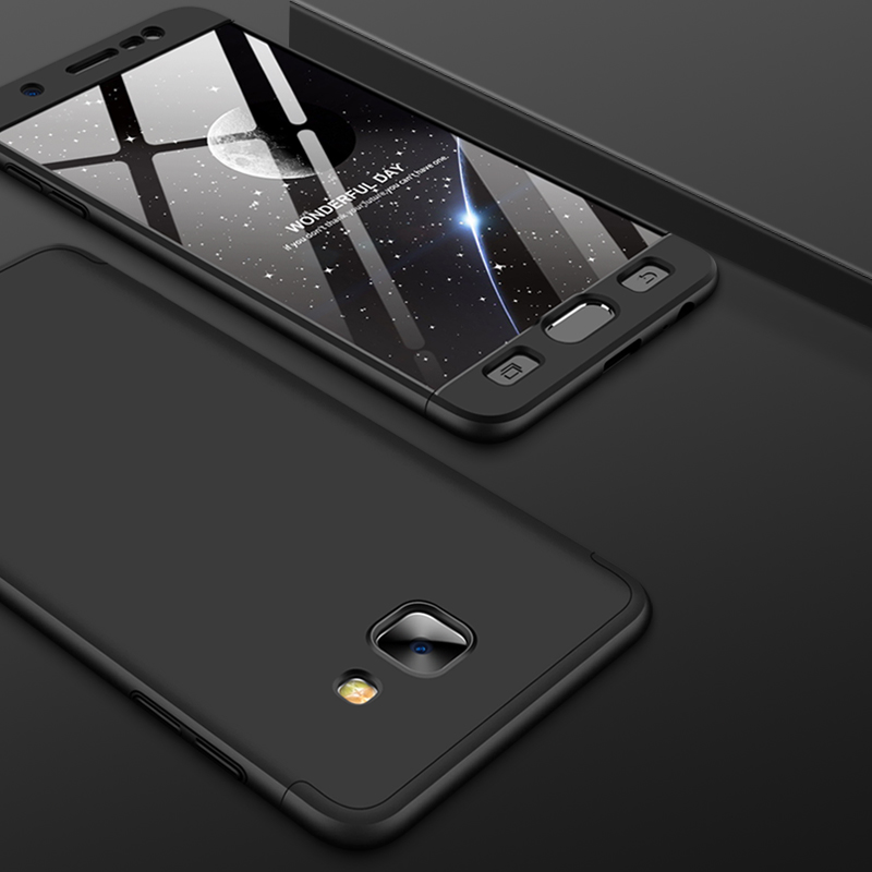 2018 hot sell 360 cover Removable 3in1 Hard PC Shield Back Cover Case for Samsung Galaxy J7 Max phone cases