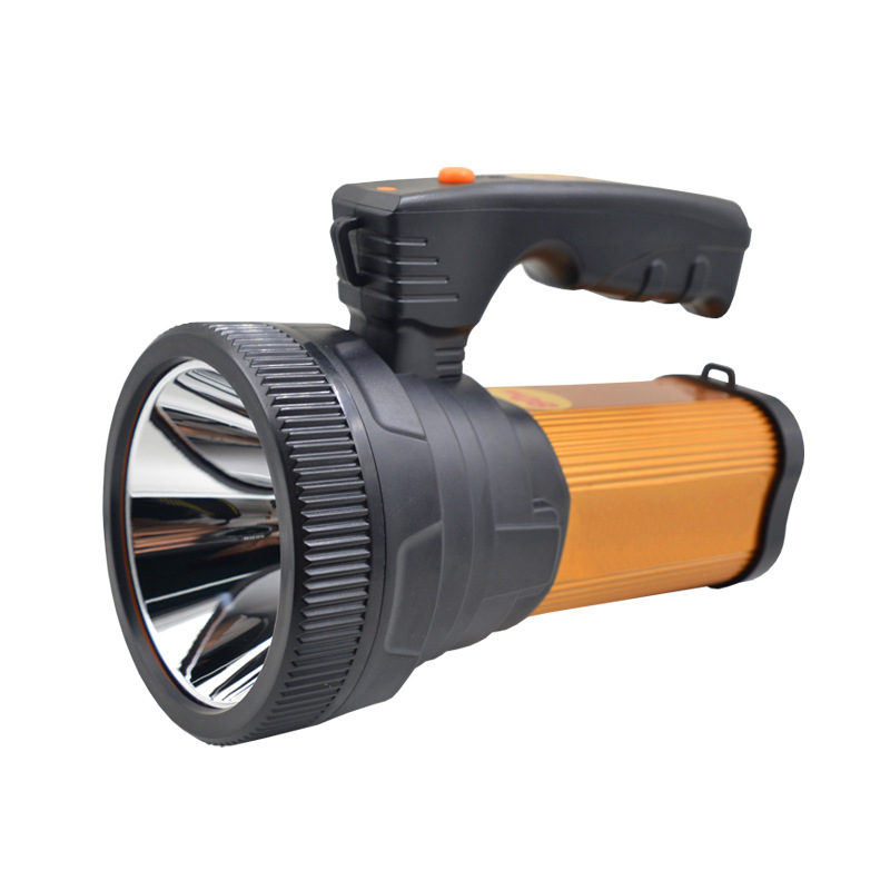 2 Modes  80W Rechargeable Handheld Searchlight Tactical Spotlight Torch Lantern Outdoor Emergency Flashlight with Power Bank