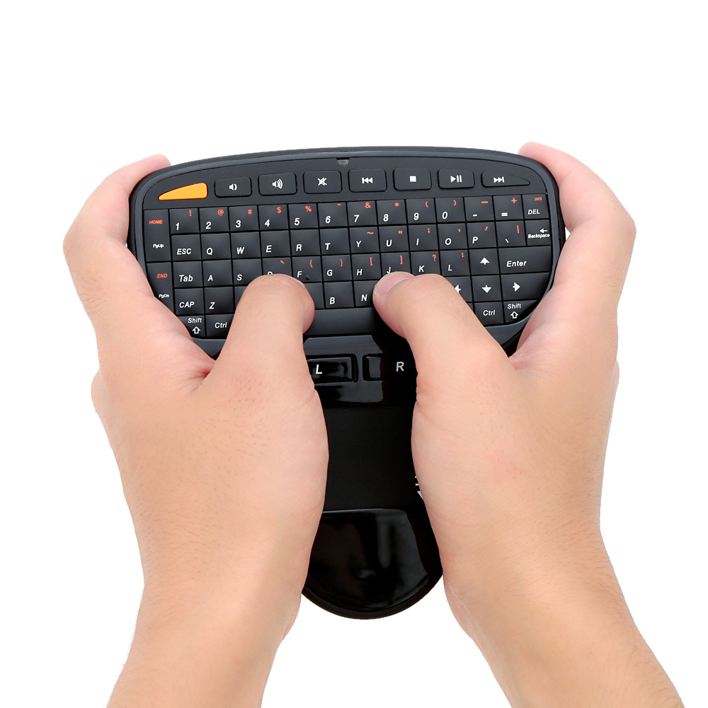 W-shark Mini Keyboard Handheld 2.4G Wireless Keyboard Mouse Mini Teclado with Touchpad for Android TV Box HTPC Laptop Notebook