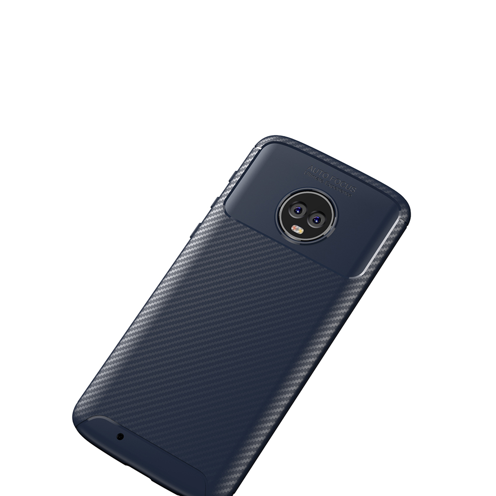 New Premium Shock Protection Carbon Fiber Skin TPU Silicone Case For Motorola Moto G6
