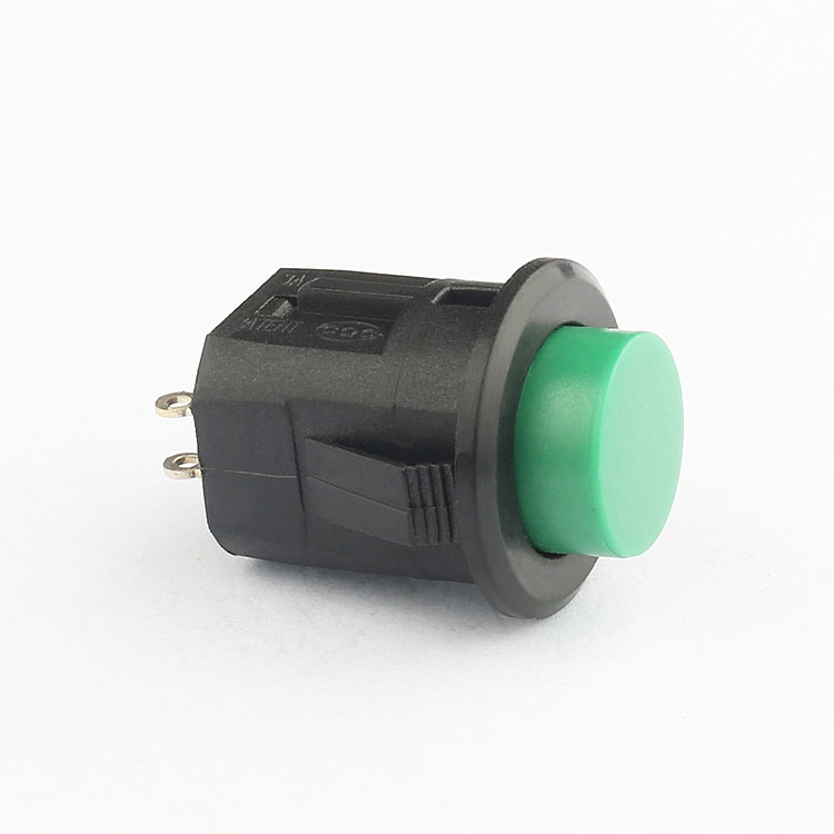 3A 250V 16mm momentary 2 pin push button on/off switch