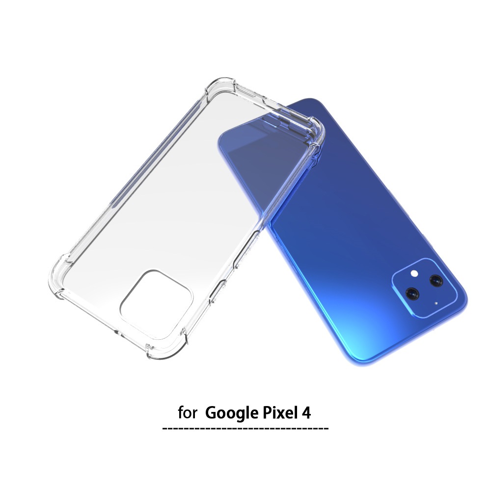 Transparent Shockproof soft  case For Google Pixel 4 Tpu cover
