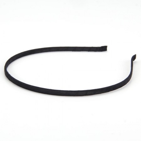 10 Black Metal Satin Headband Hair Head Band Aliceband Girl Gift