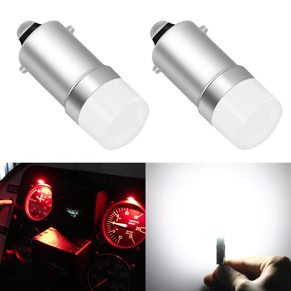 Aircraft Warning Lights Ba9S 1Smd 3030 Led Dual Color Indicator Light