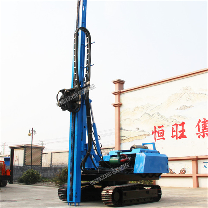 Luheng ground screw driving machine solar pile driver price