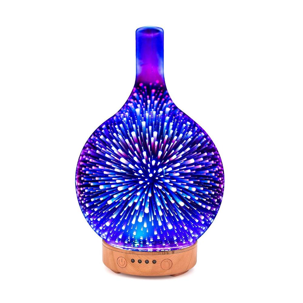 2019 Hot Sale 3D Glass Aroma Diffuser Glass Bottle