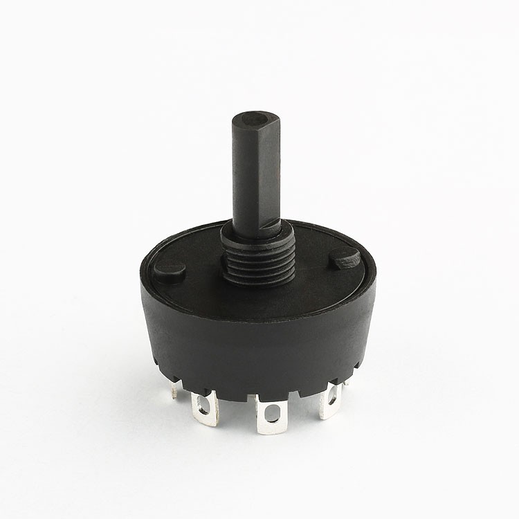 factory supplier black 250v 3 position electrical rotary switches for oven
