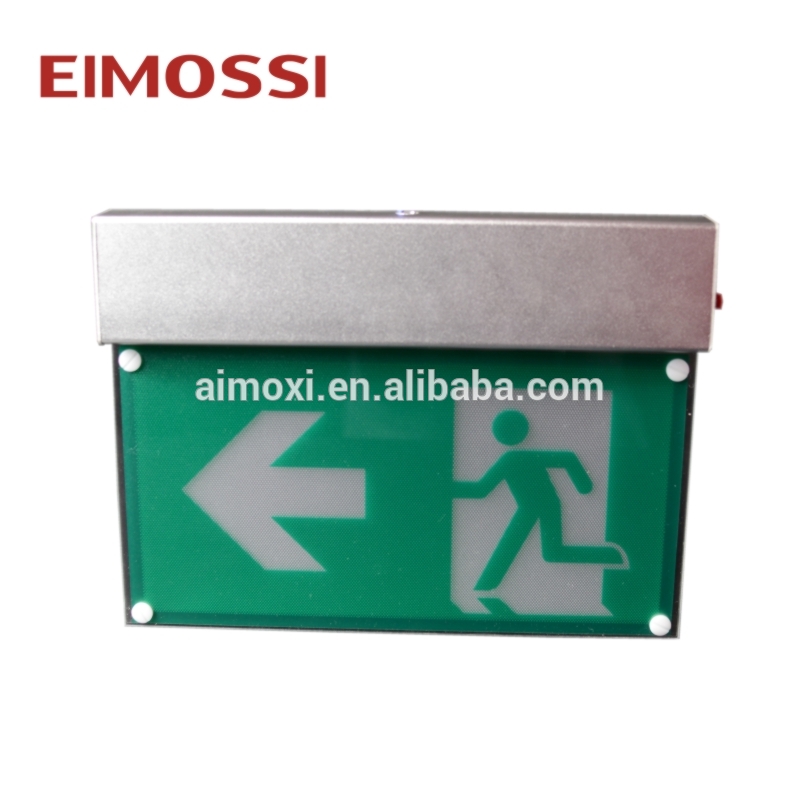 Double side LED emergency battery backup exit sign