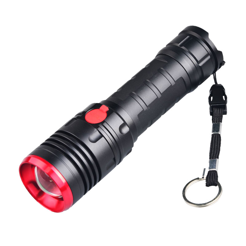 New Design XML T6 LED High Power 4 Modes Rechargeable Torch Waterproof Military Flashlight for Outdoor