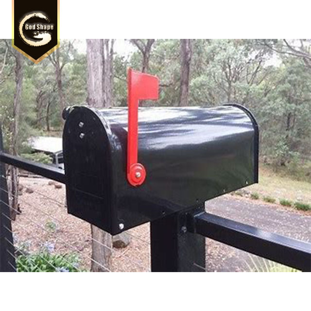 Garden Anti Theft  Metal Stainless Steel Free Standing Waterproof Letterbox Paper Post Mailbox Lock