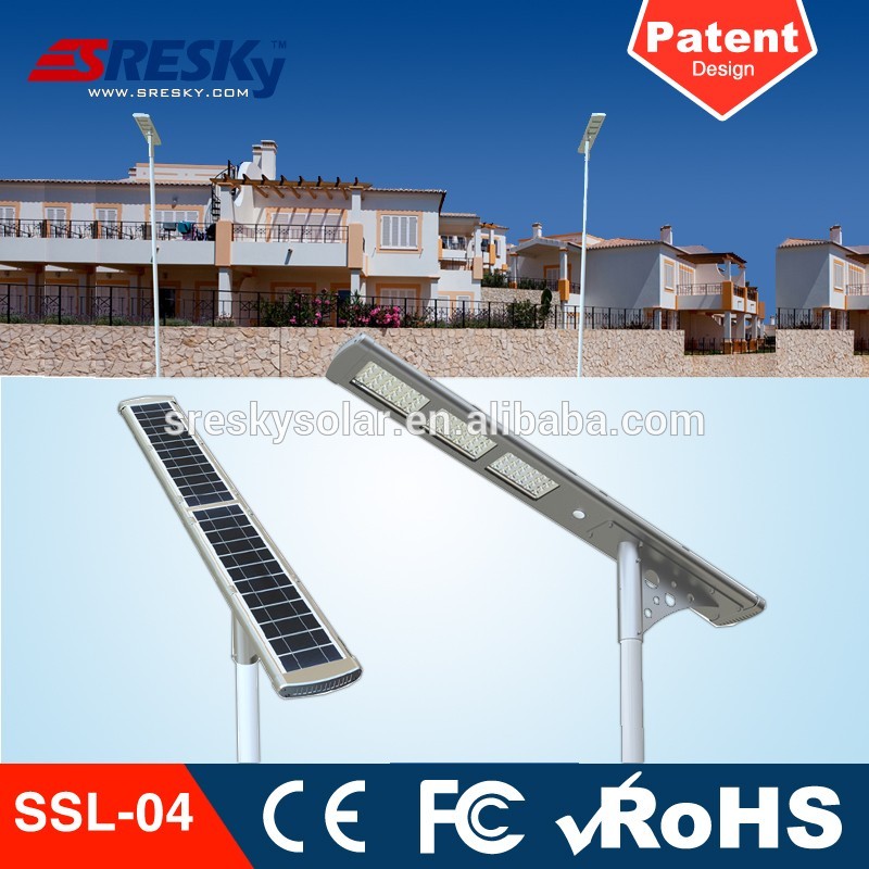 outdoor dusk to dawn all in one solar street led light with motion sensor,4000 lumens no wire outside lights