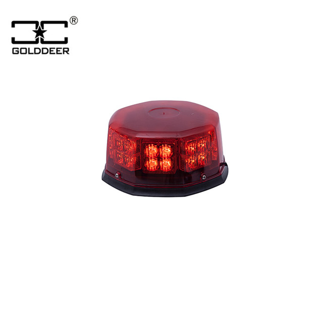 9-30V New product Cylindrical Warning Lights Magnetic red Beacon lights for Engineering vehicle