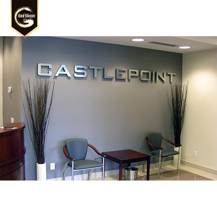 Premium quality business signs office lobby signs custom office design  corporate office sign