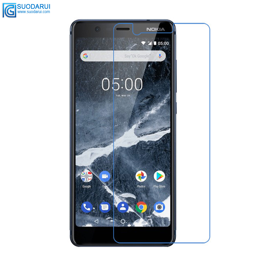 Tempered Glass Screen Protector for Nokia 5.1 5.1 plus 9H 2.5D 0.26mm HD Transparent Film