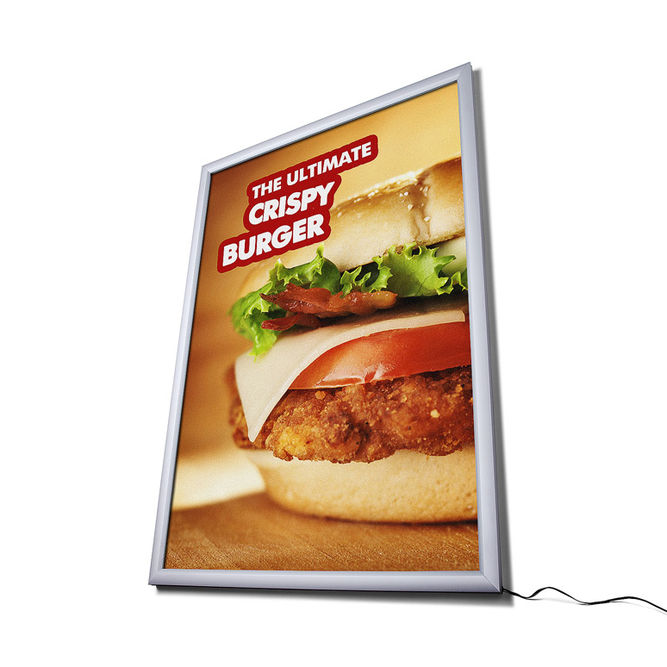 china manufacturer led light box  aluminum profile snap frame light box signs advertising display board