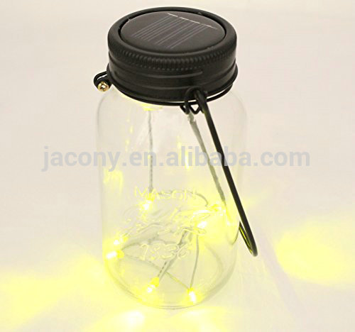 Solar Firefly glass Jar (JL-2610S)