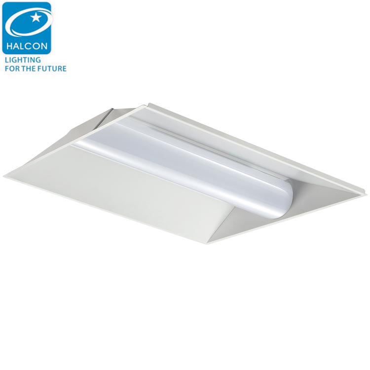 Ul Dlc No Light Leak More Uniform Lighting Led Central Basket Troffer 2X4 Recessed 2X2