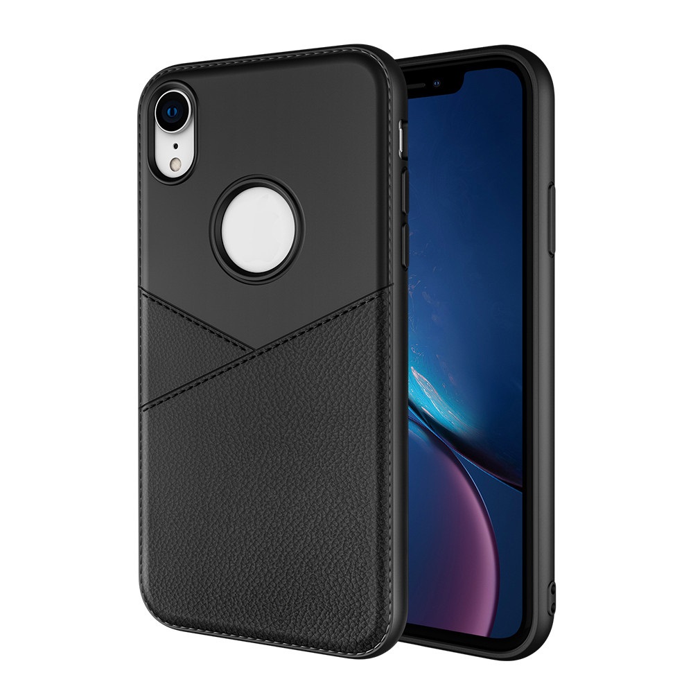 Luxury Shockproof Soft TPU Case For iPhone XR Business Style Cover