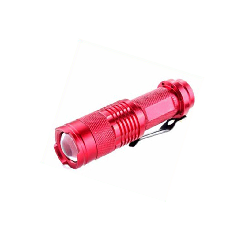 3 Modes MINI Super Bright Portable Zoom Tactical Torch LED Outdoor FlashLight Exclude Battery