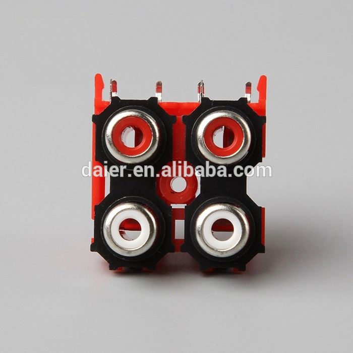 Rca waterproof connector/microphone jack to rca plug