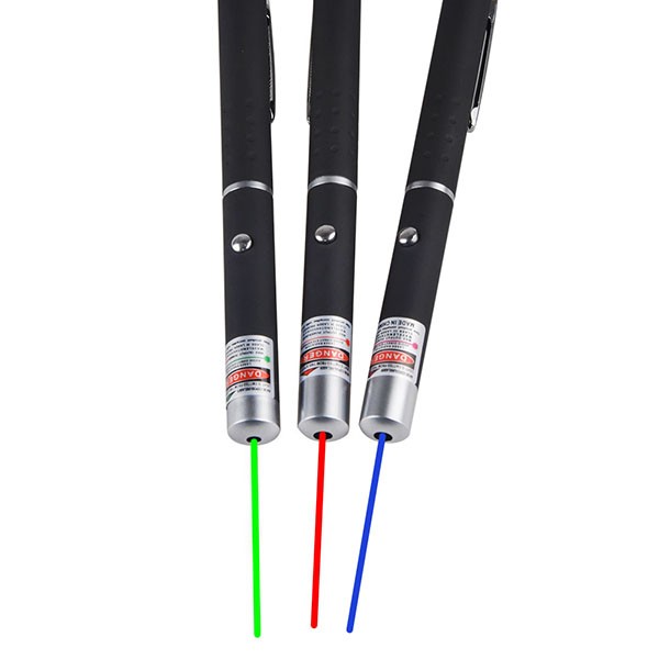 Aluminum Cat Toy Red Blue Green Laser pen Line Cat Laser Pointer