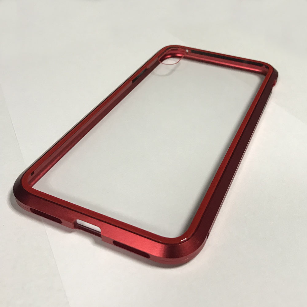 2019 New Arrival 360 Metal frame glass flip  cover explosion Magnetic phone case For iPhone XR XS XS Max