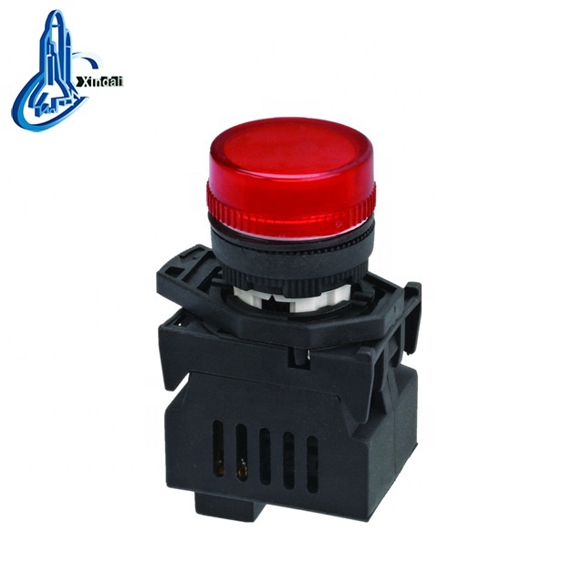 good quality industrial LED neon light push button switch XDL21-EV74