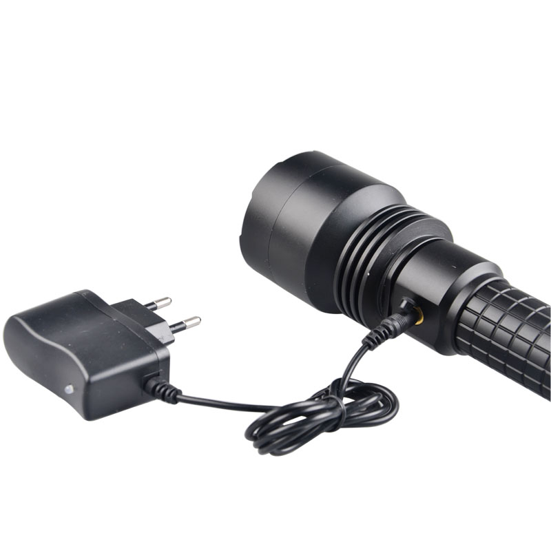 18W xhp50 LED 1800 Lumens Police Security Torch Light USB Tactical Flashlight