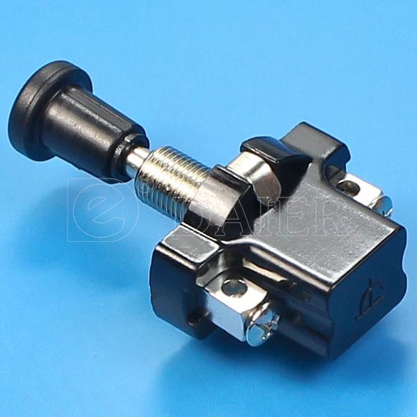 ASW-05 8MM 10A SPST 2 Pin Automotive Push Pull Pin Switch