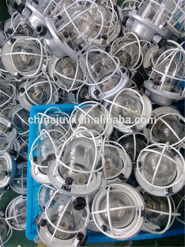 waterproof outdoor marine ship incandescent white blue glass round light pendant work light CCD9-5