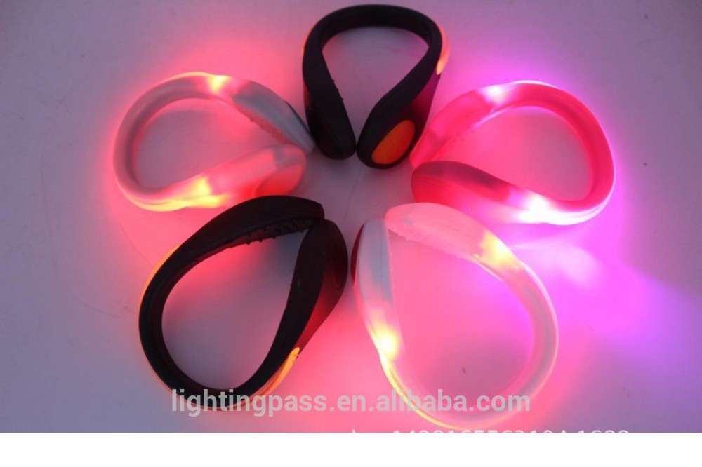 2 led colorful running biking sport safety flashing shoe clip light for light runner