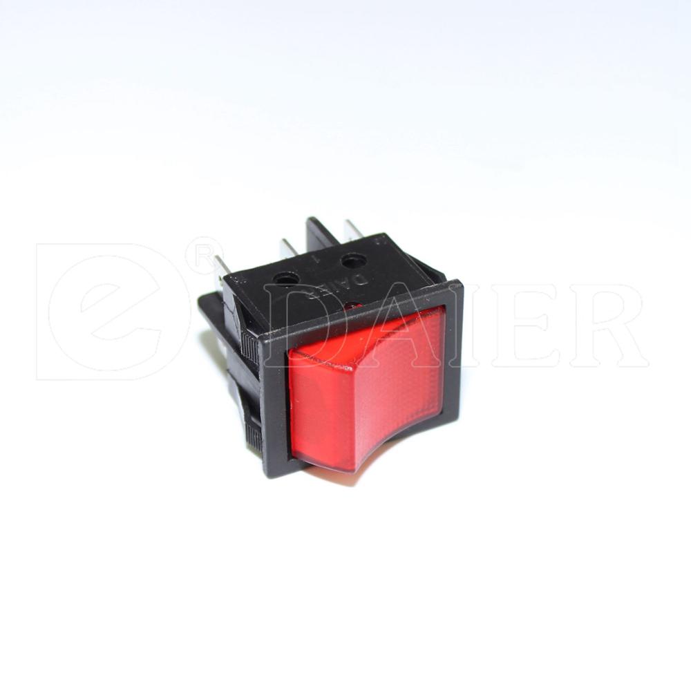 Medium DPST ON-ON 15A 250VAC KCD4 Whole Point Of Silver Rocker Switch