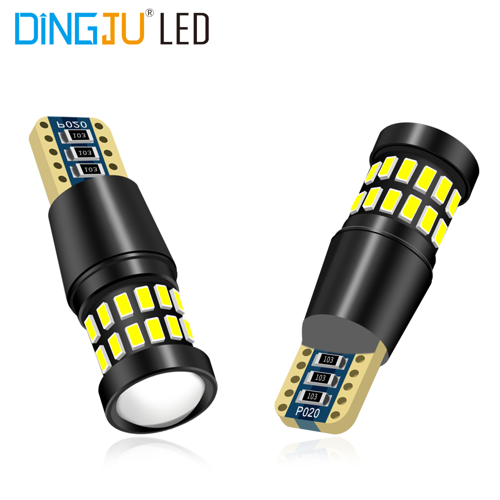 Low Price Led T10 194 Canbus 28smd 3014 1smd 3030 Car Bulb 2.2w 0.19a 249lm Licence Plate Light With Factory Direct Sale