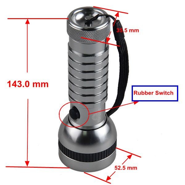 41 LED 390nm UV Ultraviolet Blacklight Flashlight- Spot Scorpions, Pet Urine, Counterfeit Money, Bed Bugs, Minerals, Leaks