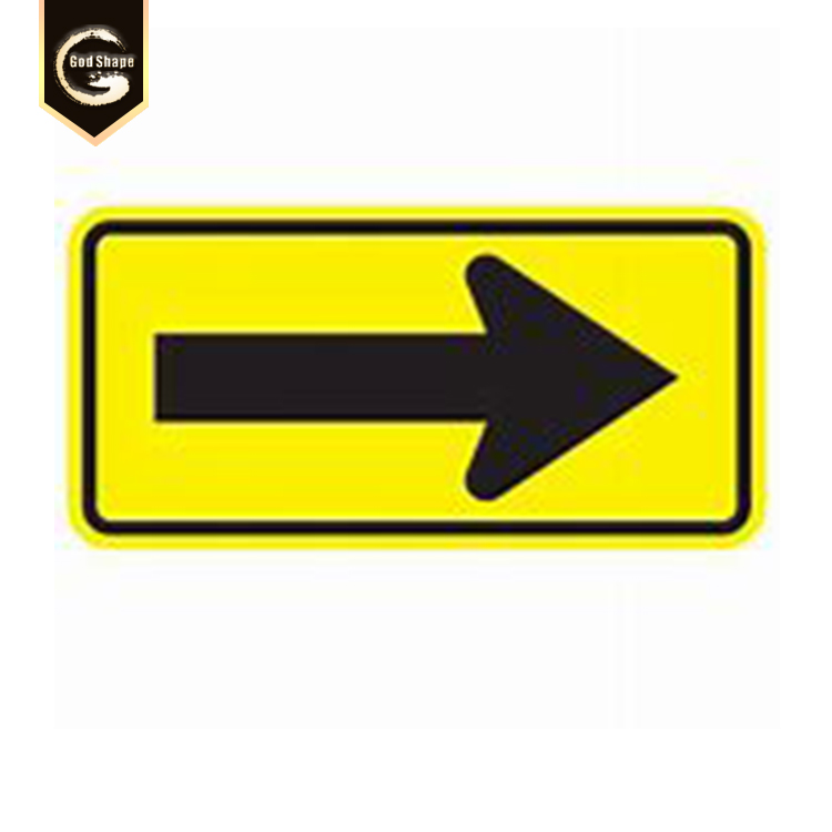 GS Sign aluminum road arrow sign construction directional arrow indicated sign safety metal traffic arrow signage
