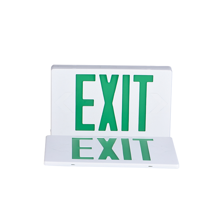 Polycarbonate LED Salida Sign Double Sided Led SALIDA Emergency Lighting Exit Sign