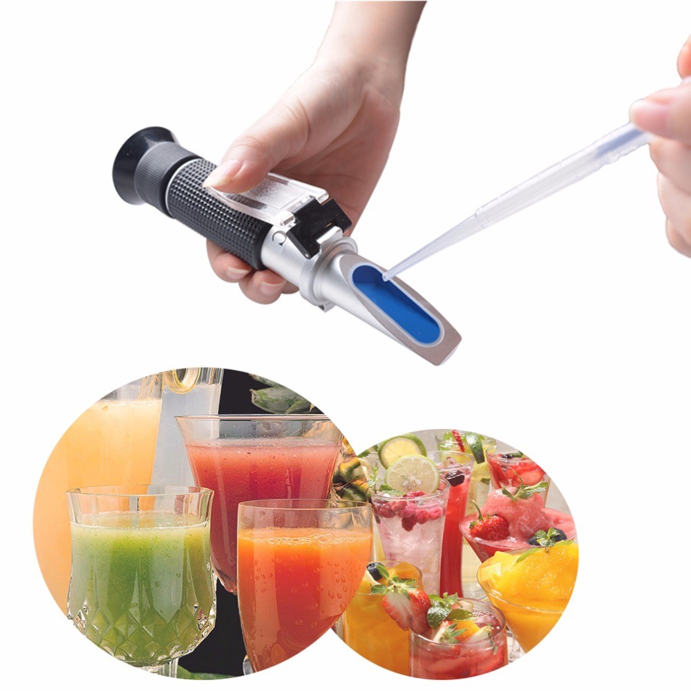 Factory customize new design refractometer auto refractometer 0-32% brix beer refractometer