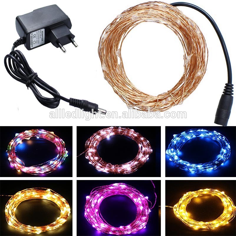 led copper wire led string light uv lamp