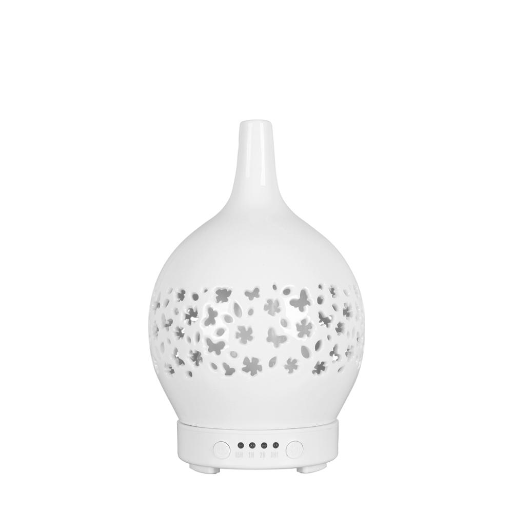 2019 Best Sale Ceramic Flower Fragrance Diffuser, New Design Ceramic Aromatherapy Diffuser, Hot Ceramic Diffuser Ultrasonic