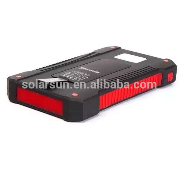 Free Sample China 18650 Battery Solar Power Bank 30000mAh External Mobile Battery Supply