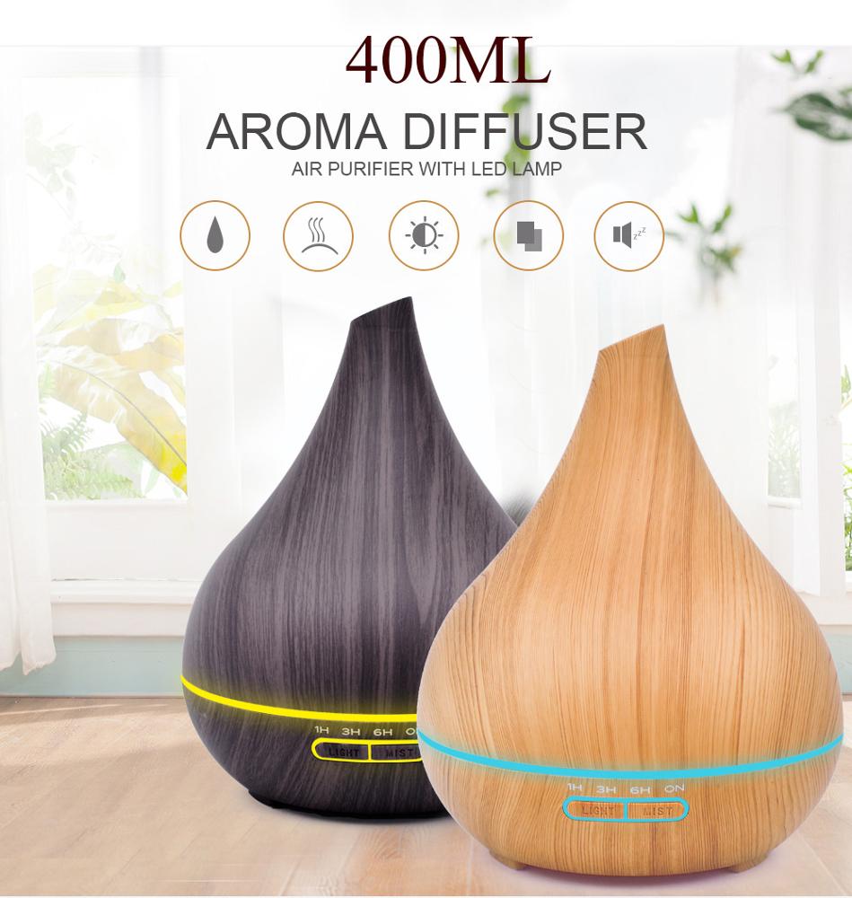 China Factory Essential Oil Aroma Diffuser Wood, New Design Air Humidifier Wood Aroma Diffuser, Aroma Diffuser Wood Ultrasonic