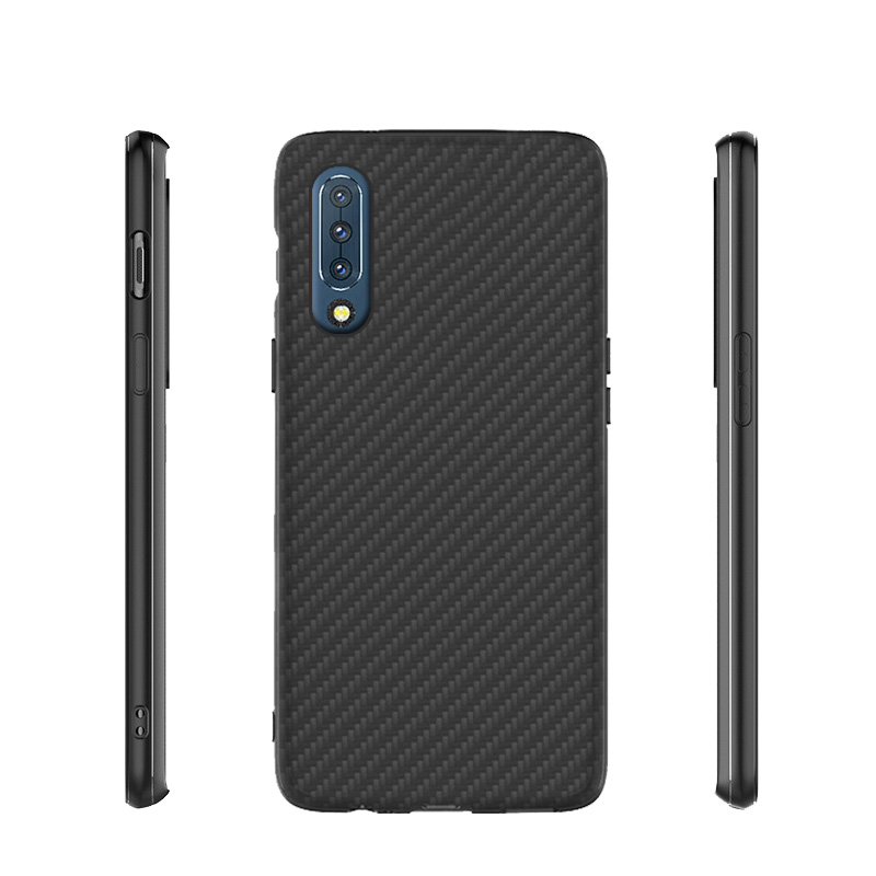 Matte Finish Carbon Fiber Textured Light Thin Shock Absorbing Bumper Skin hard case for Lenovo Z6