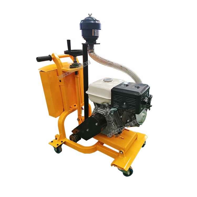 Gas online road groove cutting machine / road slotting machine / road construction