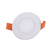 White New Square Round Details Slim Led 12w 18w  led ceiling panel light