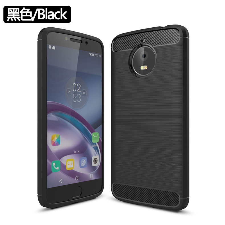2017 New Arrival Carbon Fiber Tpu case for Motorola Moto E4 E4 Plus brushed tpu soft cover for Motorola Moto E4 E4 Plus