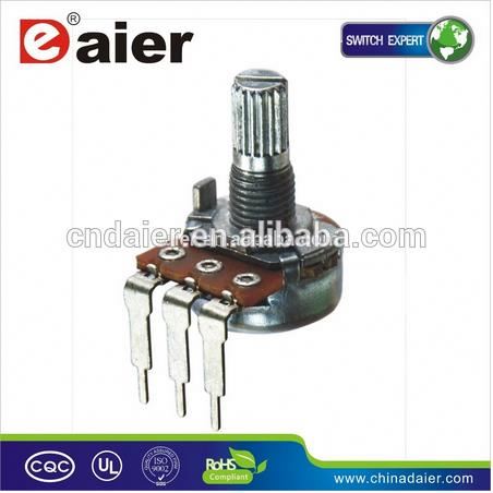 16K6 Vertical type 16MM linear taper 5k ohm volume slide potentiometer