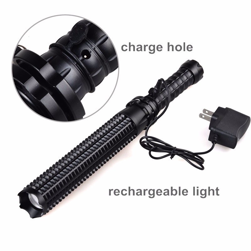 2000lm 3000lm Zoomable High Quality Explosion-proof Torch Light Long Distance Rechargeable Torch Light